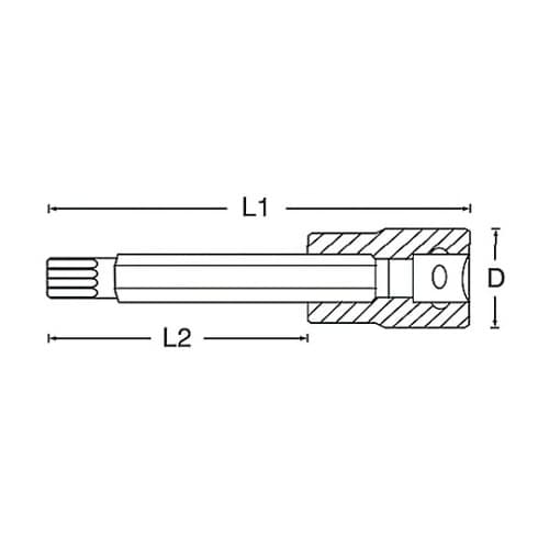 23965 ヘクスローブビットソケット