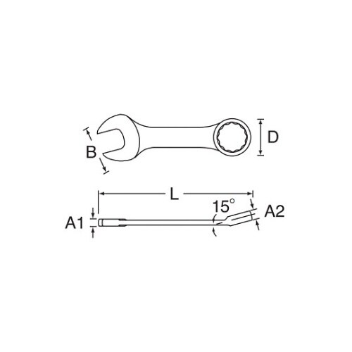 30330スタビーコンビネーションレンチ