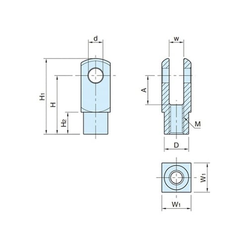 CJR06−M06 クレビスジョイント