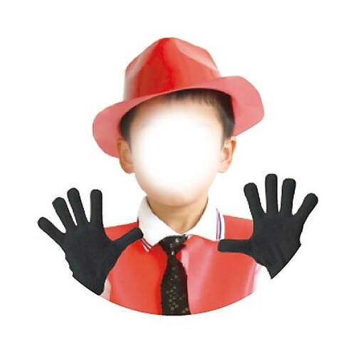 1200 カラーのびのび手袋赤