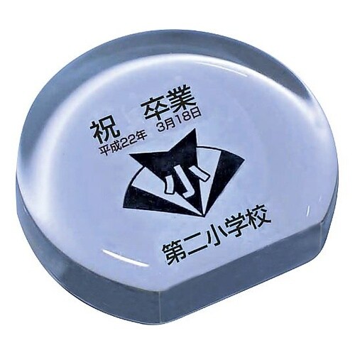 37949クリスタルペーパーウエイト縦型