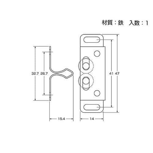32025 ボックスキャッチ クロメート