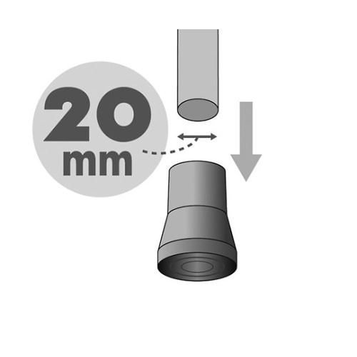 59021 脚ゴムキャップ 20mm