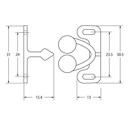ロータリーキャッチ 1セット(2個入)