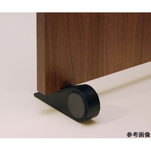 DS105−63ドアストッパー黒クサビ型