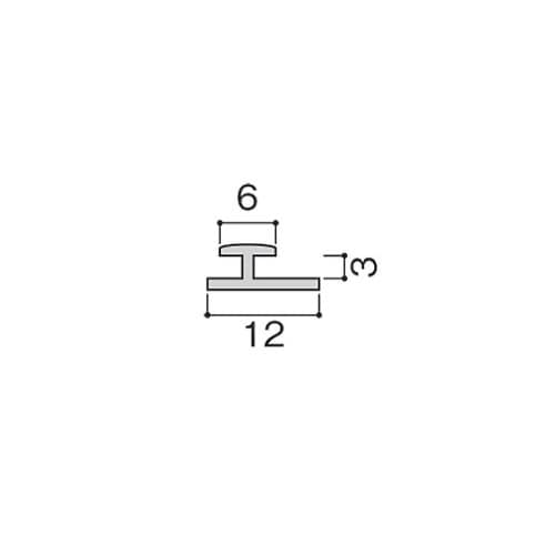 JL3902 金属製長尺素材ジョイナー白