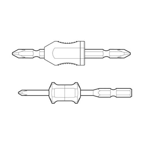 六角レンチカラービット 4本組 全長65