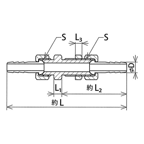 HUB−01008 ホースジョイント