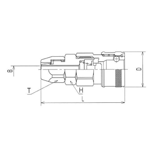 BLY22−SN ナットカプラ/ソケット