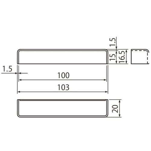 BR−901ベースキャップ100巾M
