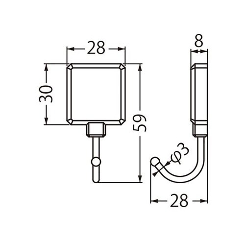 C−4C eフックJS形XSピンク