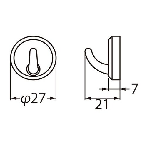 C−7C eフックプチRM黒