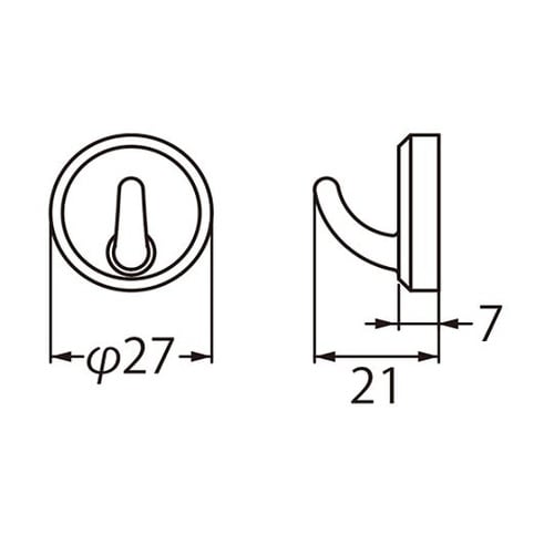 C−7M eフックプチRMマスタード