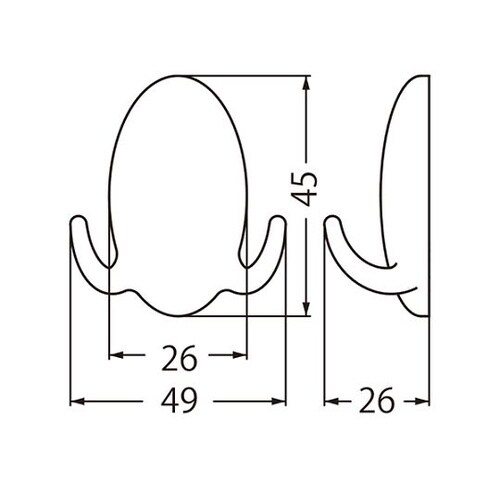 C−11M たまごフックツインSピンク