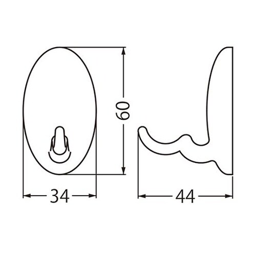 C−12U たまごフック2段Mピンク