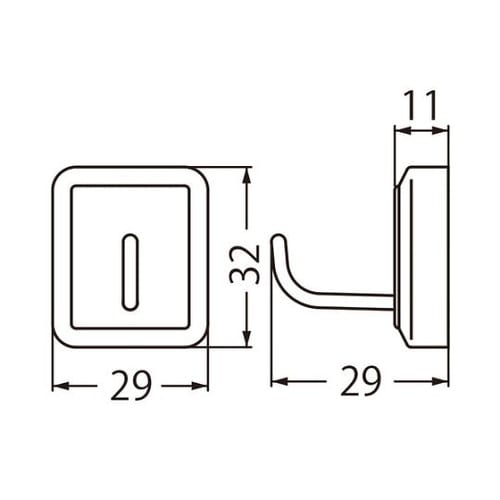 C−31Mクルーフック29オリーブ