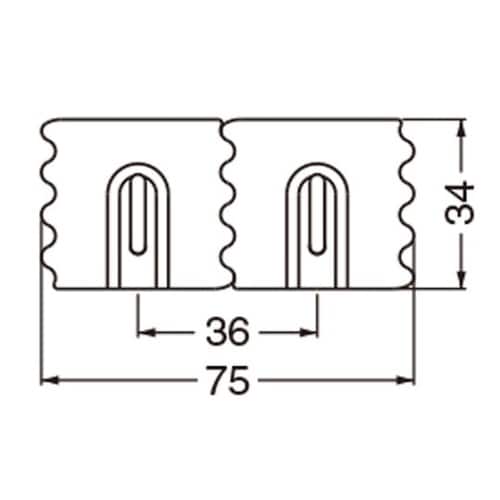 C−204 パズルフック36ミリオリーブ