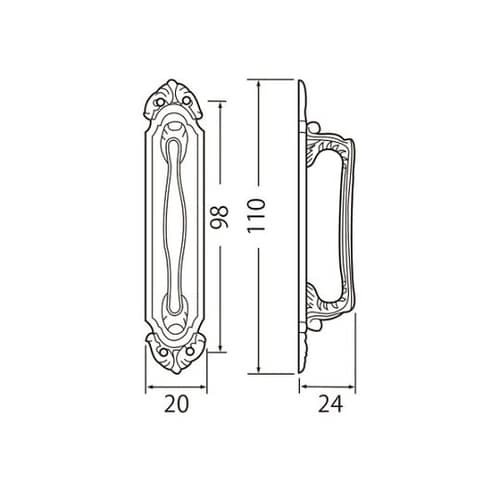 DZ−10 ダンヒル座付取手豆GB