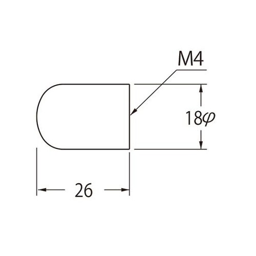 G−1 ポートツマミ小黒