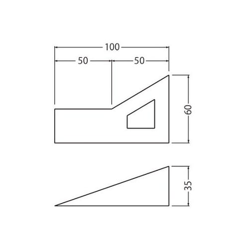 G−7 ワイドドアストッパー黒