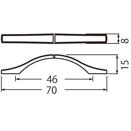 HZ−6スプリンターハンドル小小ホワイト
