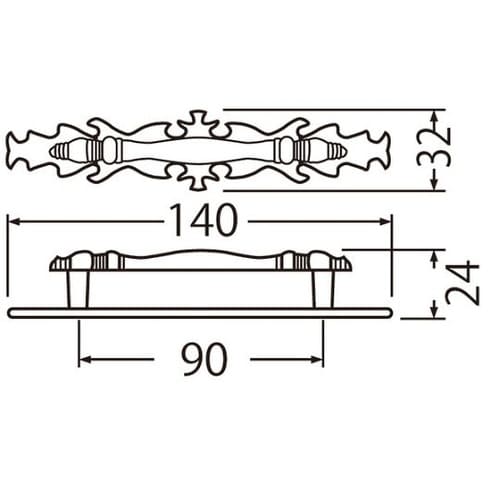 HZ−39 フランス座付ハンドル小仙徳