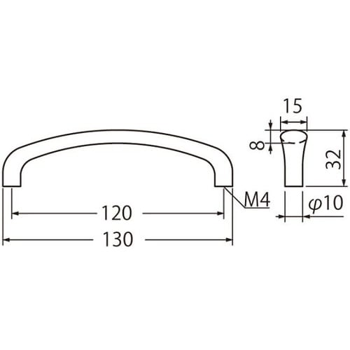 HZ−61ハンドル120ミリAG