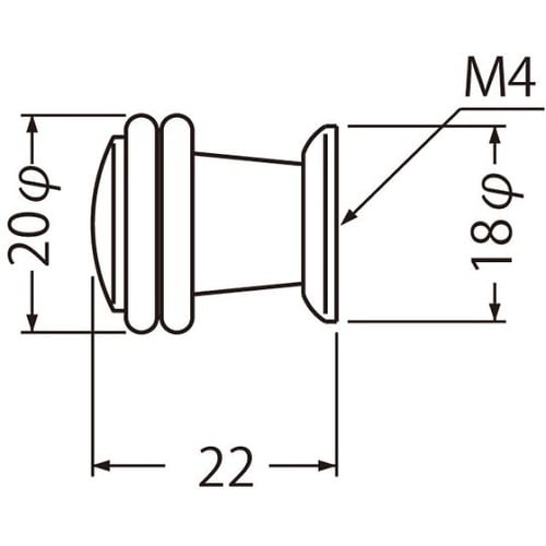 KB−86 サーフツマミ20径仙徳