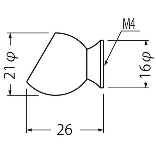 KB−104 エルマーツマミ21径金