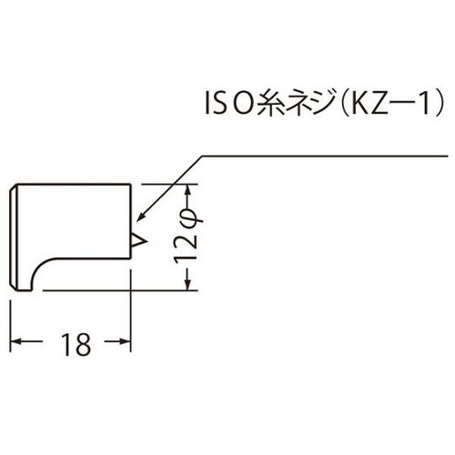 KZ−1 円筒ツマミ12径GB