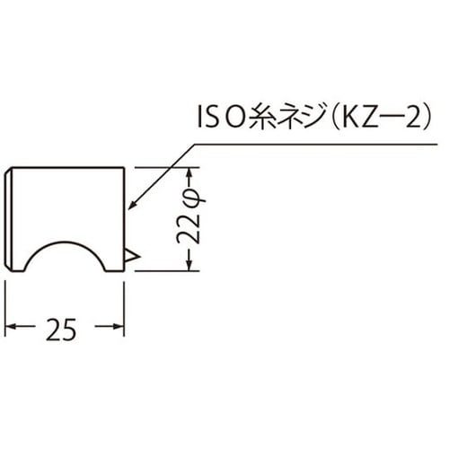 KZ−2ニューカットツマミ22径ホワイト