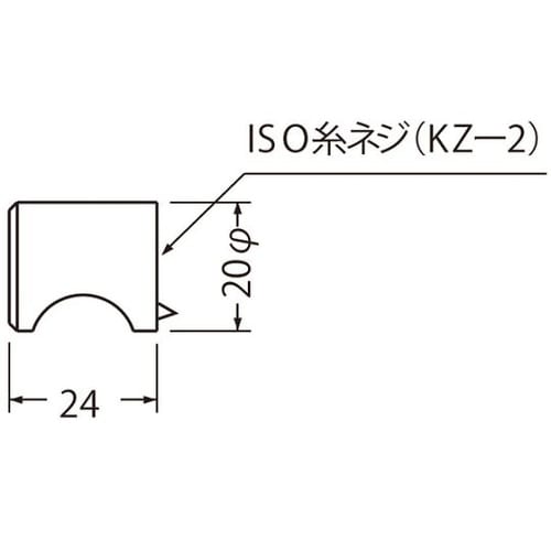 KZ−2ニューカットツマミ20径ホワイト