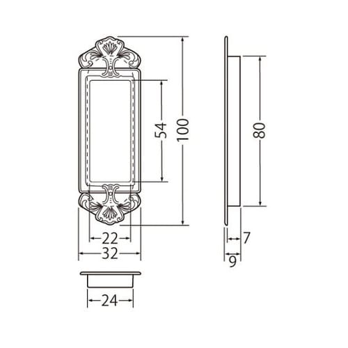 MZ−1 カトレア長戸引手仙徳