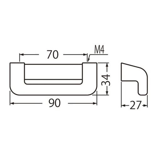 P−28 バーディーハンドル小黒/カリン