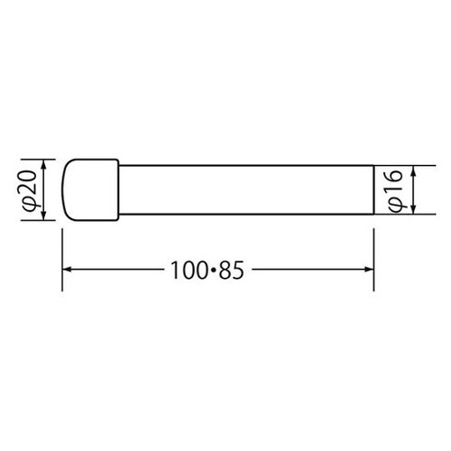 RB−11 ポーチ戸当り85ミリホワイト