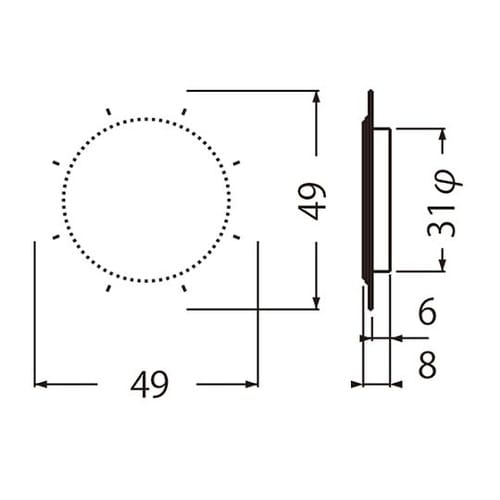 T−185 銀底遠州透中焼付塗装