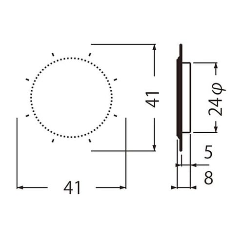 T−185 銀底遠州透小焼付塗装