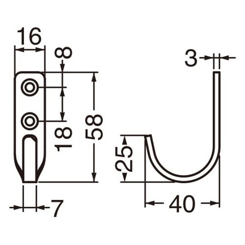 ST200 スーパーフックMヘアーライン