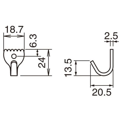 ST258 フラワーフックソフトミラー