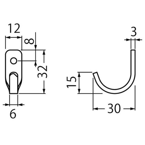 ST250ミニJ形フック3tソフトミラー