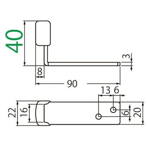 RS20戸当りB形4090ソフトミラー