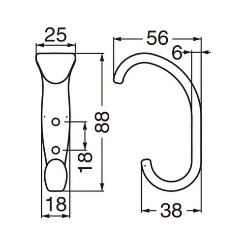 CZ20ダヴィンチコート掛C形シルバー