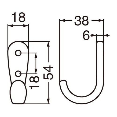 CZ22 ダ・ヴィンチフックJ形シルバー