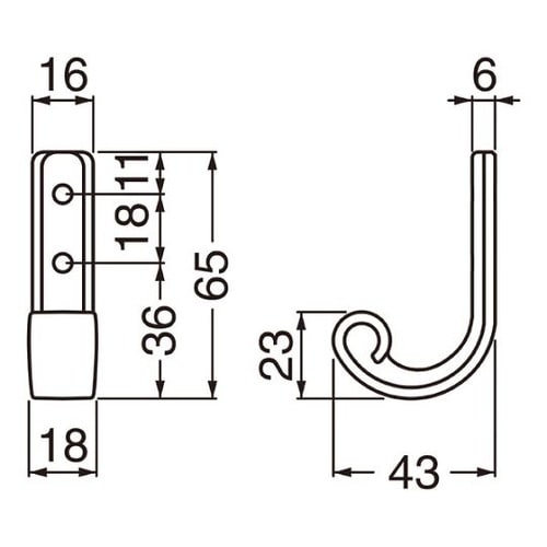 CZ25 フレージュフックB形黒梨地
