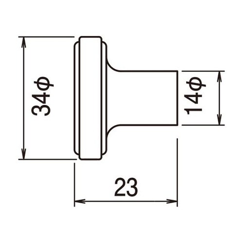 KB105 アルションツマミ34黒梨地