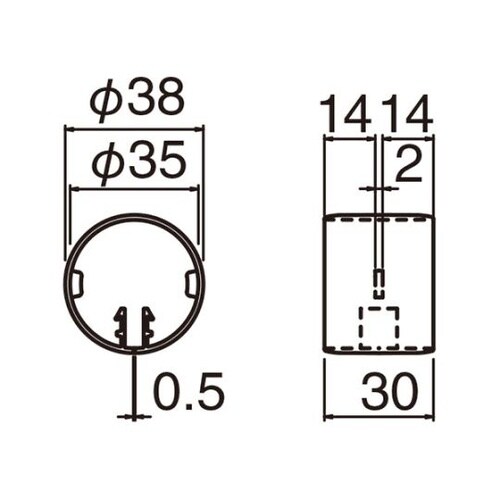 BR754 カバーリング35径シルバー