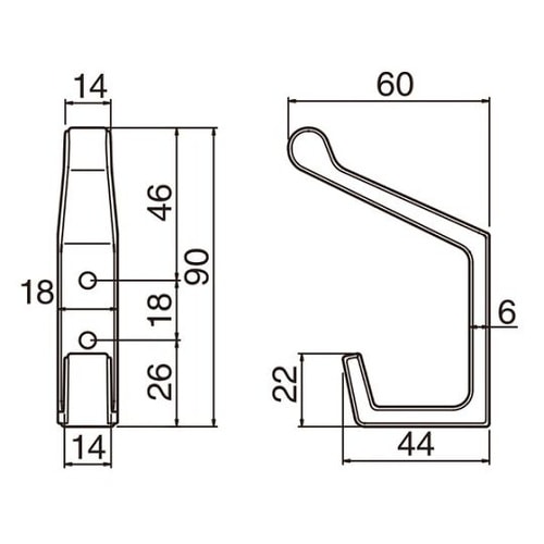 CZ12 アルション帽子掛シルバー