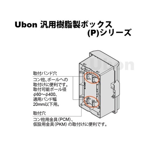 P12−1525A−U汎用樹脂製ボックス