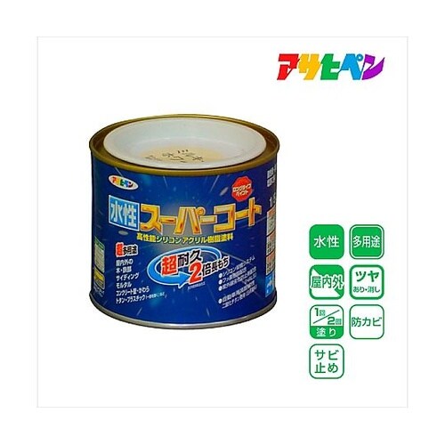 水性スーパーコート1/5Lミルキー白