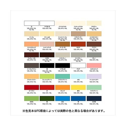 水性多用途カラー1/5Lバニラホワイト
